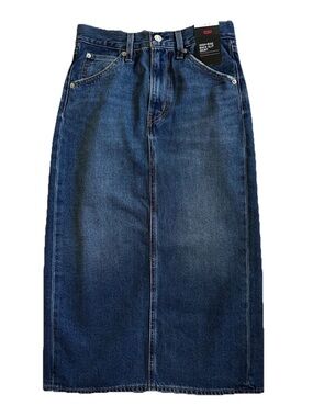 Levi's Premium Women's High-Rise Back Slit Skirt